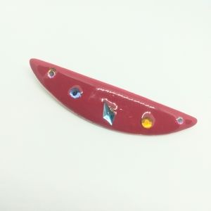 Vintage 80s-90s gem brooch pin
